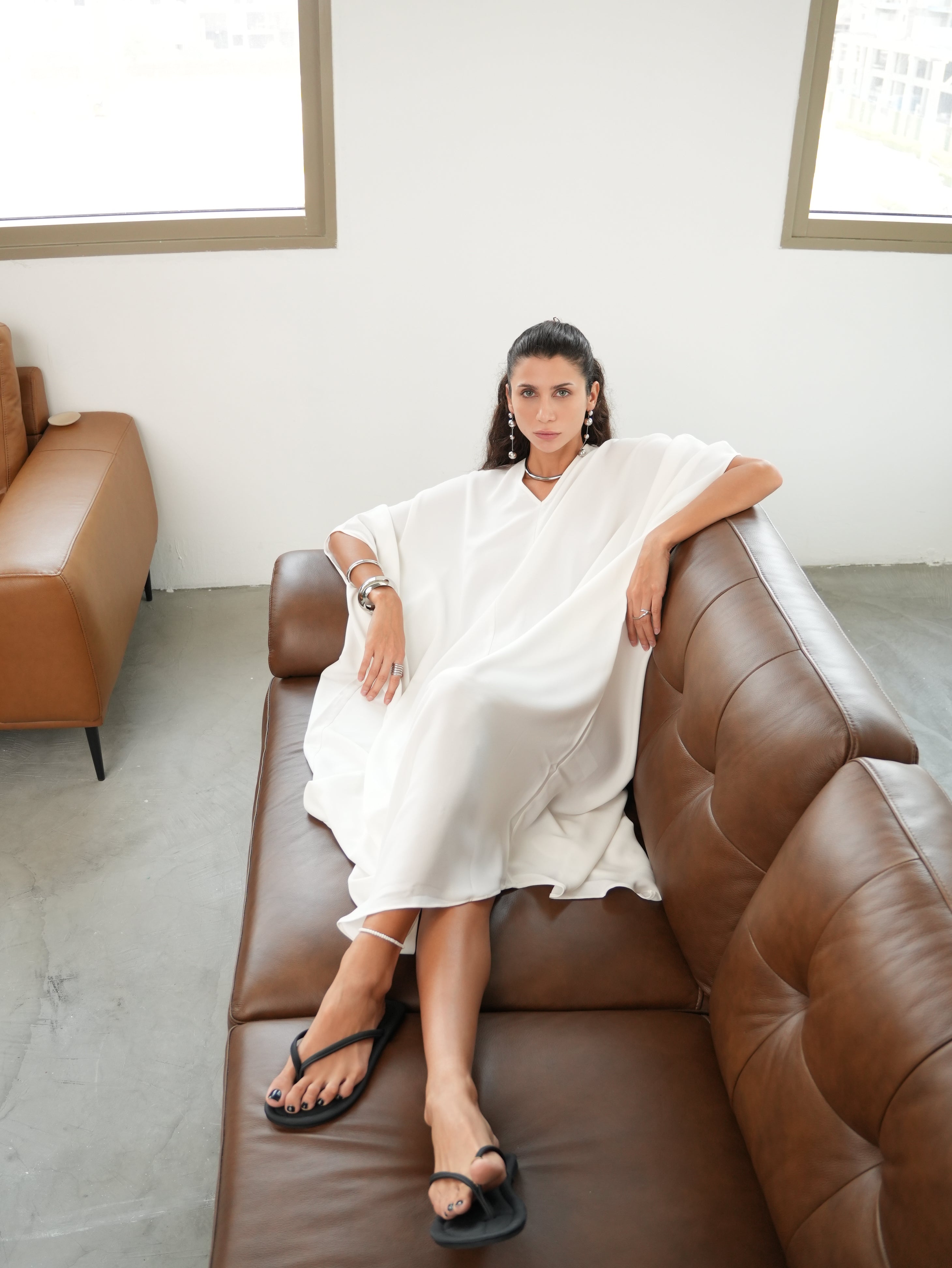 The Flowy V-Dress